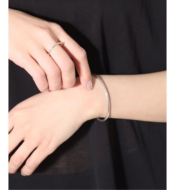 Spick and Span「【SAMH by LILAS】Cカーブバングル SV」|ブレスレット・バングル|