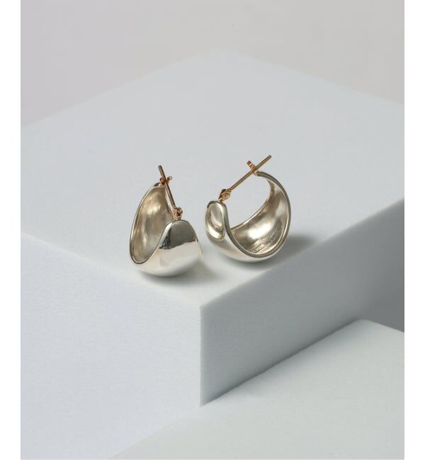 Spick and Span「【SAMH by LILAS】ワイド月甲丸ピアス SV（両耳）」|ピアス|