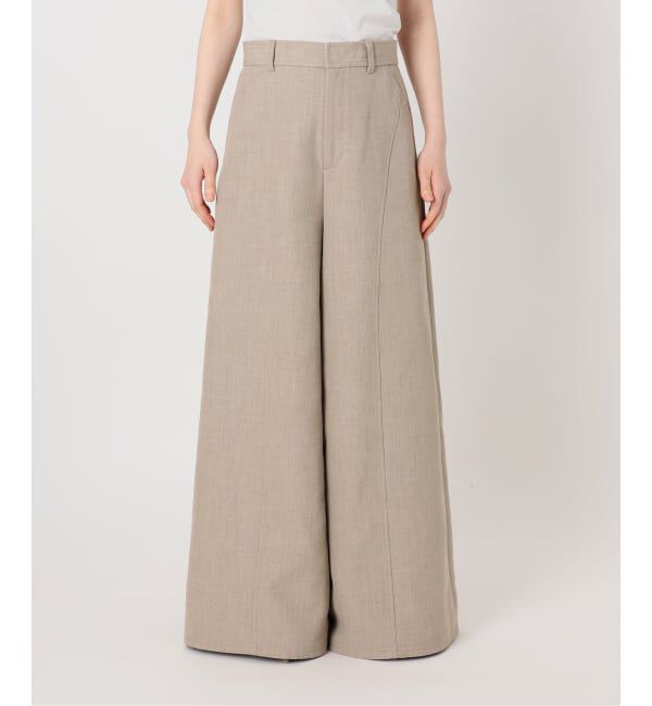 NOBLE「ELENI/エルニ バギーフレアパンツ」|スラックス|