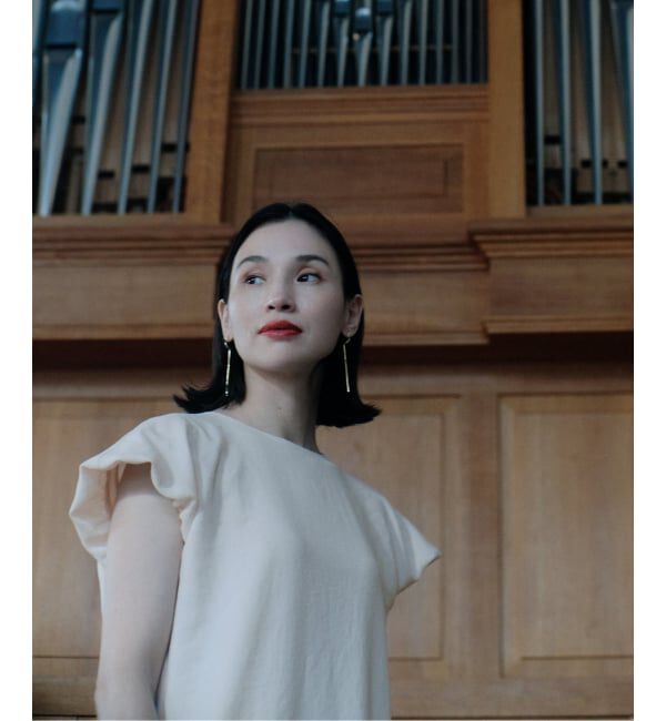 NOBLE「ELENI/エルニ ビローギャザーワンピース」|ワンピース|