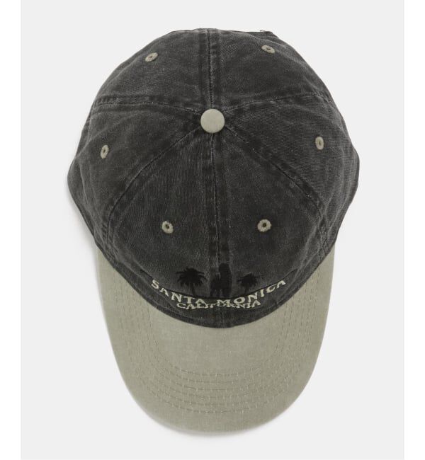 FRAMeWORK「AMERICAN LOCALS SOUVENIR Baseball Cap fr(ブラック)」|キャップ・キャスケット|