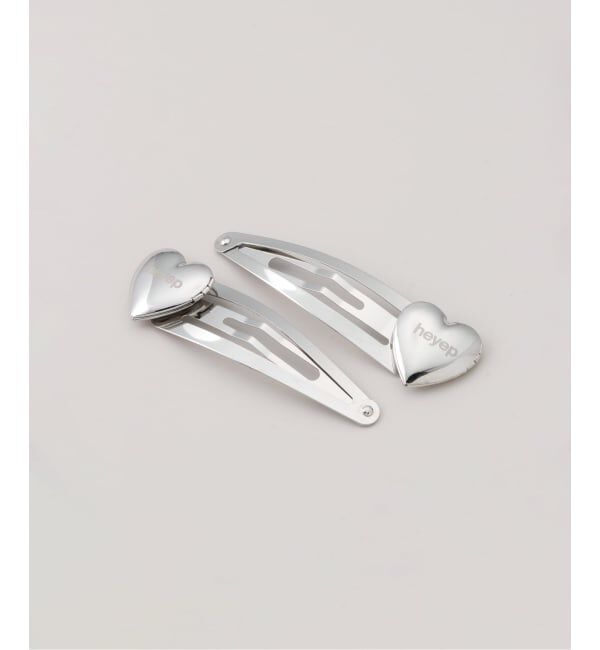 GRISE「heyep/ ヘイップ Heart Locket Hair Clips」|その他|シルバー