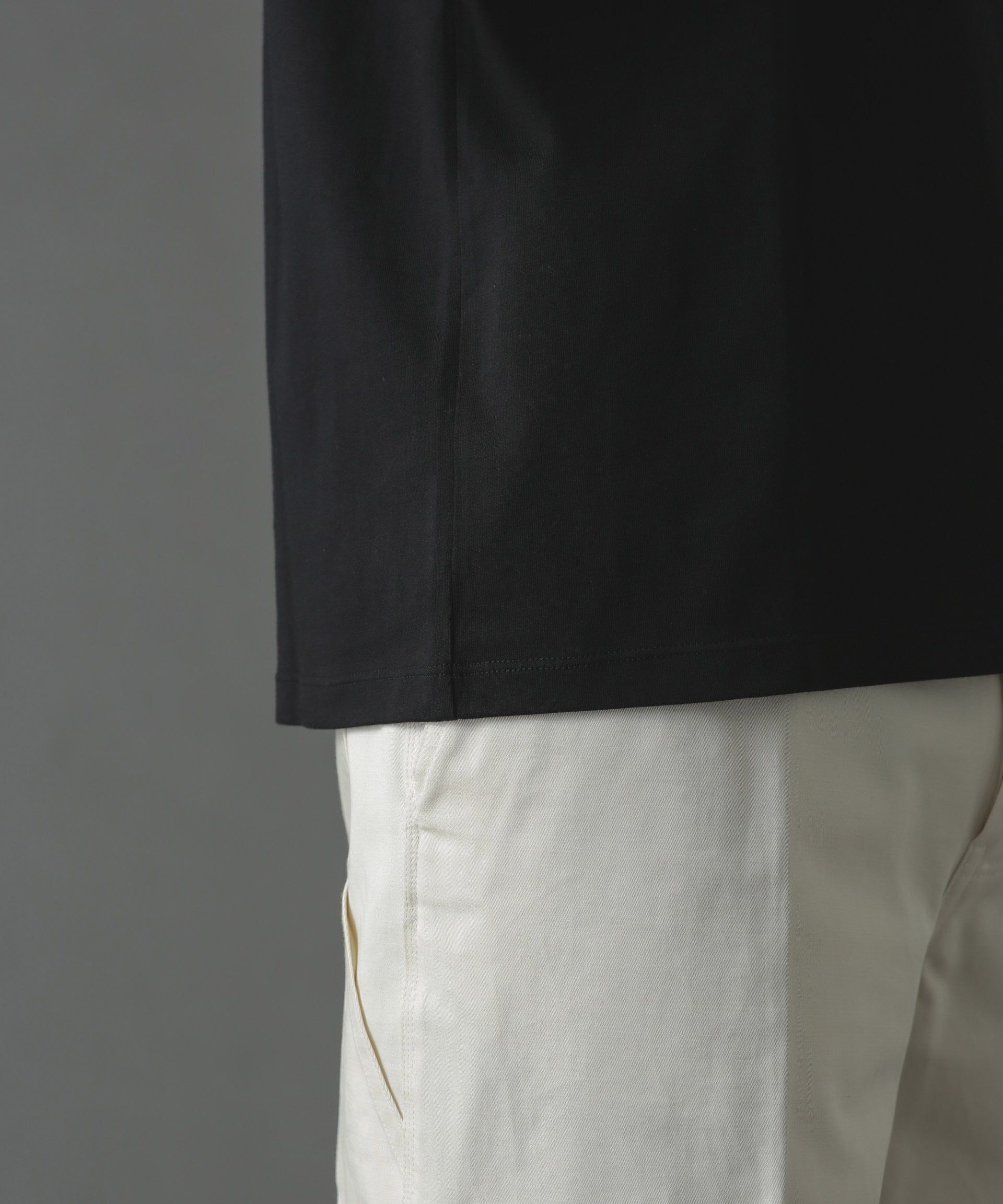 nano･universe「ジャケT(R) クルーネック 半袖」|Tシャツ・カットソー|