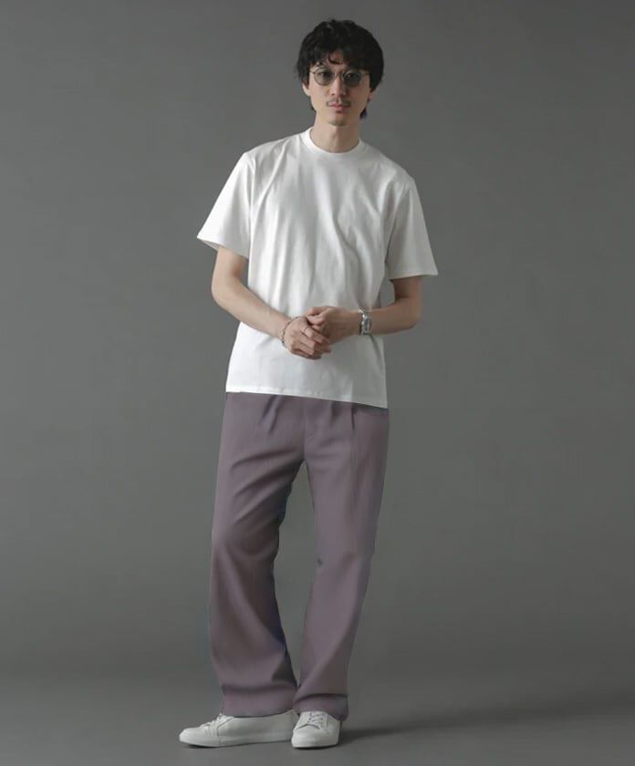 nano･universe「ジャケT(R) クルーネック 半袖」|Tシャツ・カットソー|