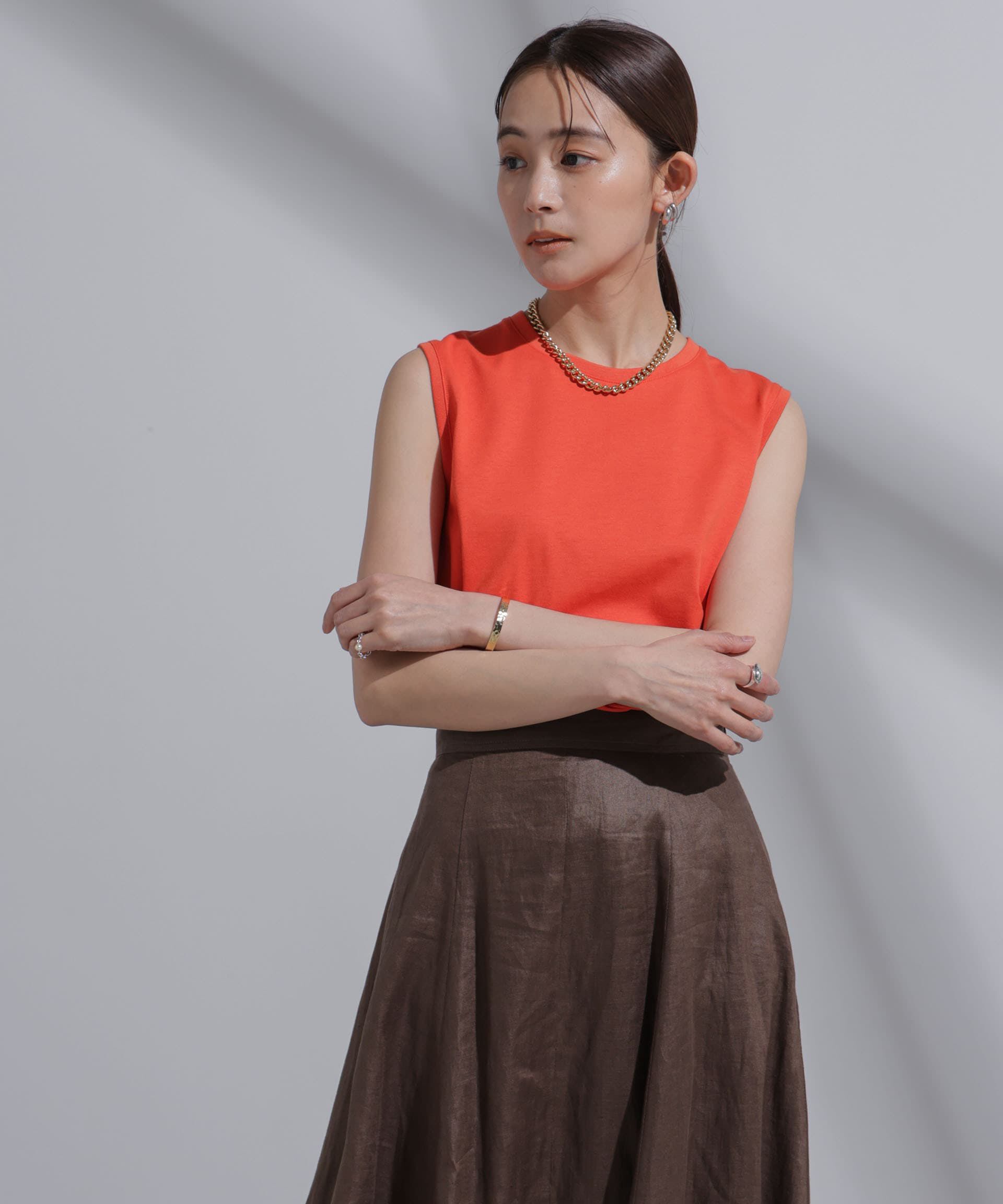 nano･universe「Anti Soaked(R)  汗染み防止 カラフルノースリTシャツ」|Tシャツ・カットソー|