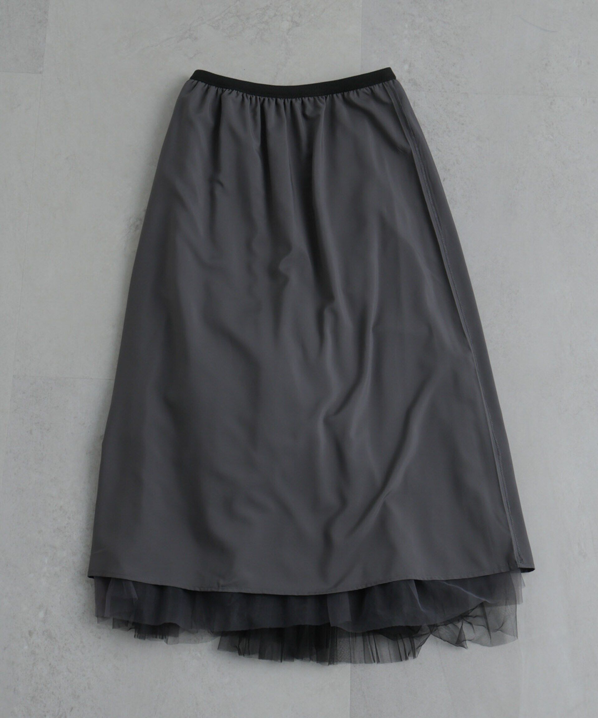 nano･universe「プリーツチュールスカート」|スカート|