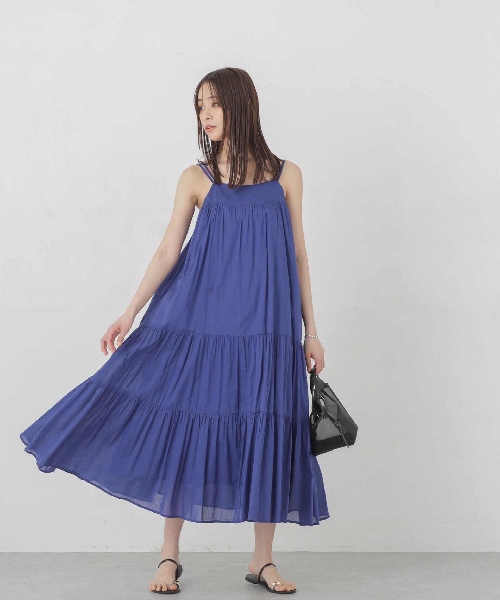 nano･universe「インド ティアードキャミワンピース」|ワンピース|