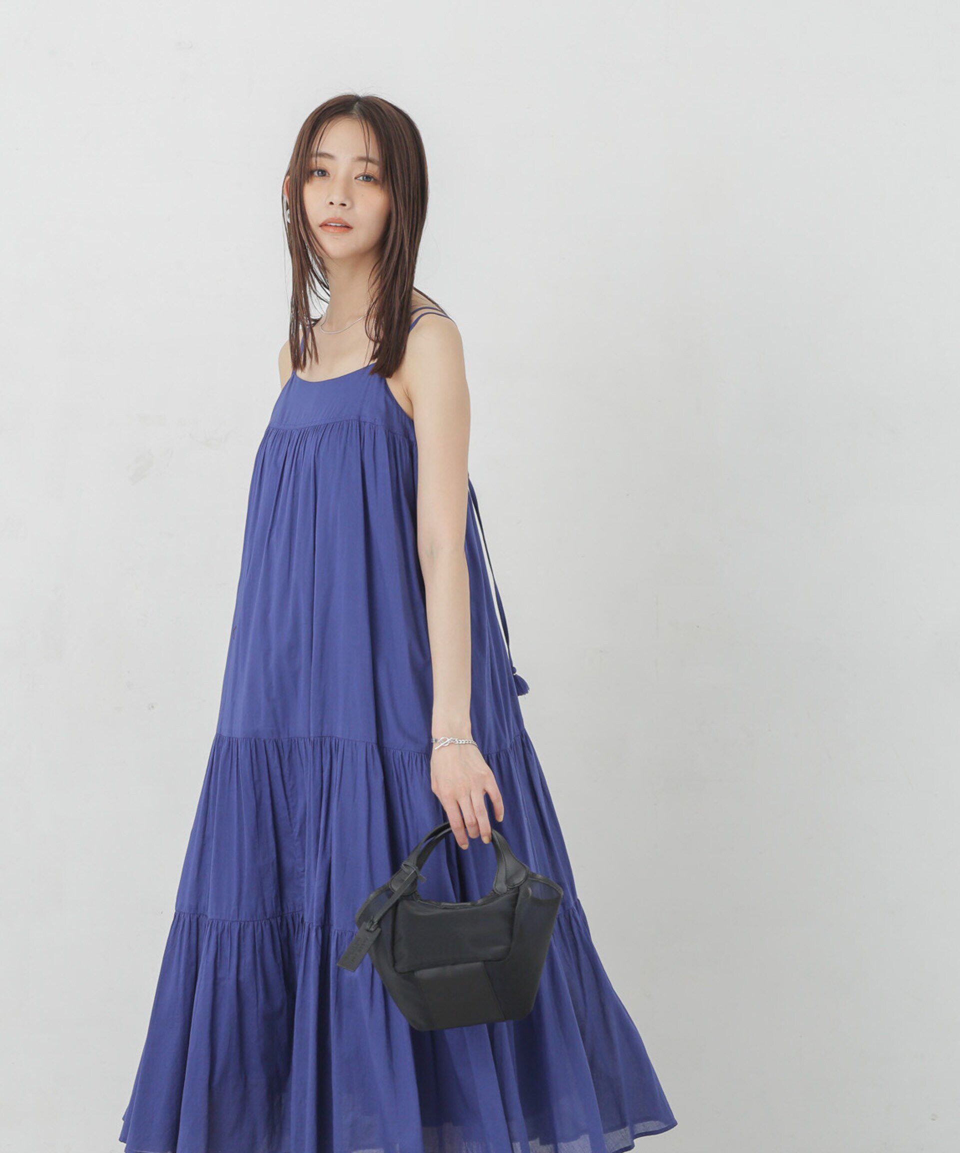 nano･universe「インド ティアードキャミワンピース」|ワンピース|