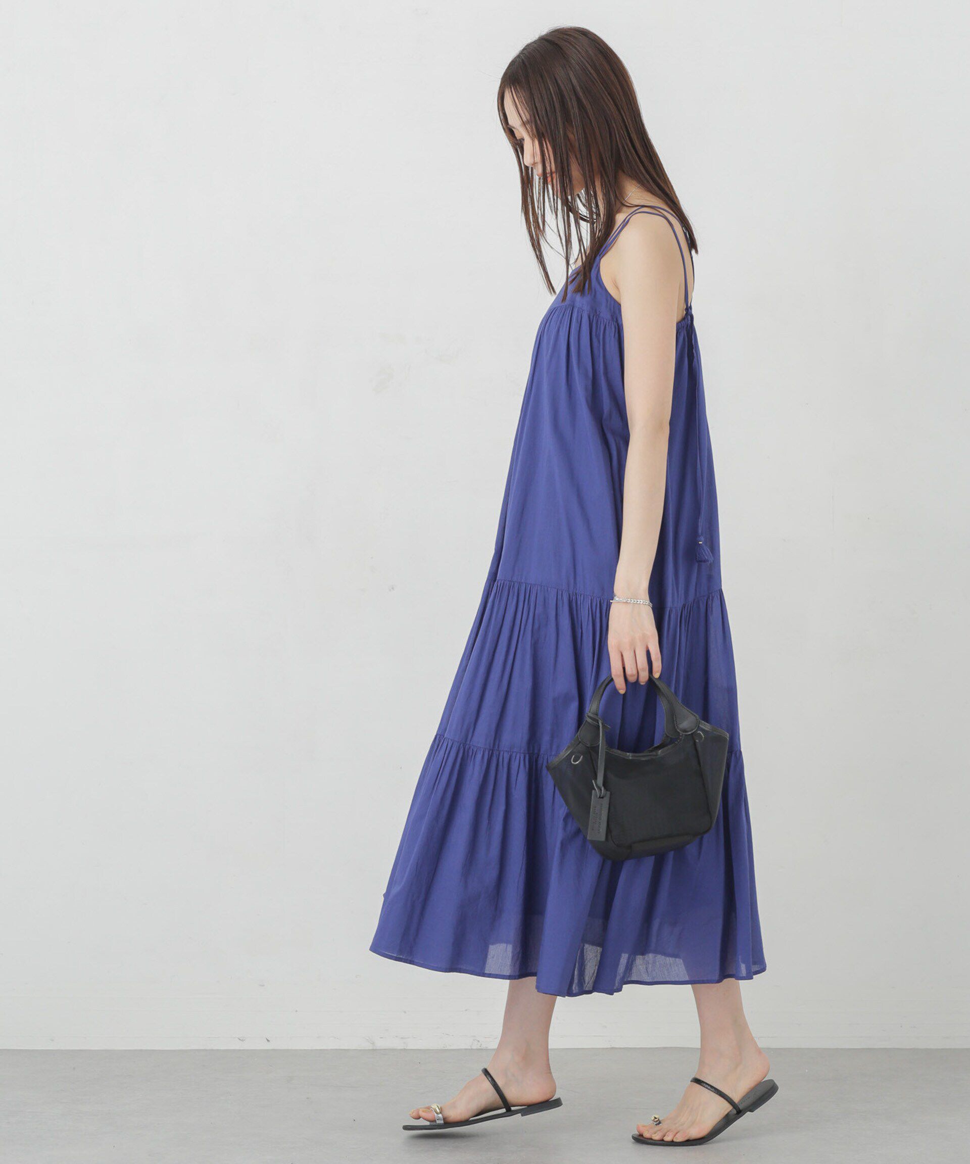 nano･universe「インド ティアードキャミワンピース」|ワンピース|