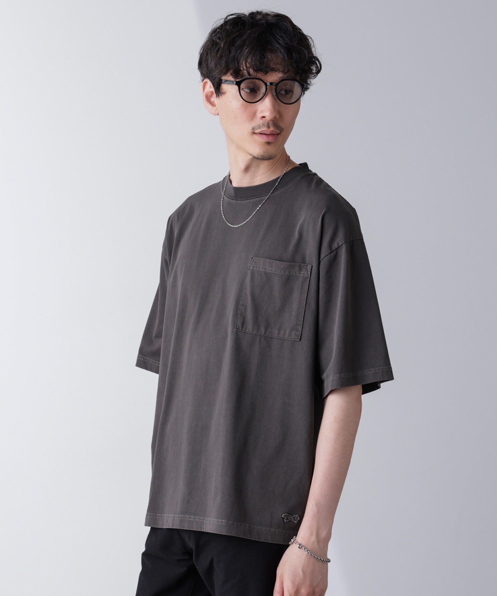 nano･universe「「PENNEYS」別注ピグメントTシャツ 半袖」|Tシャツ・カットソー|