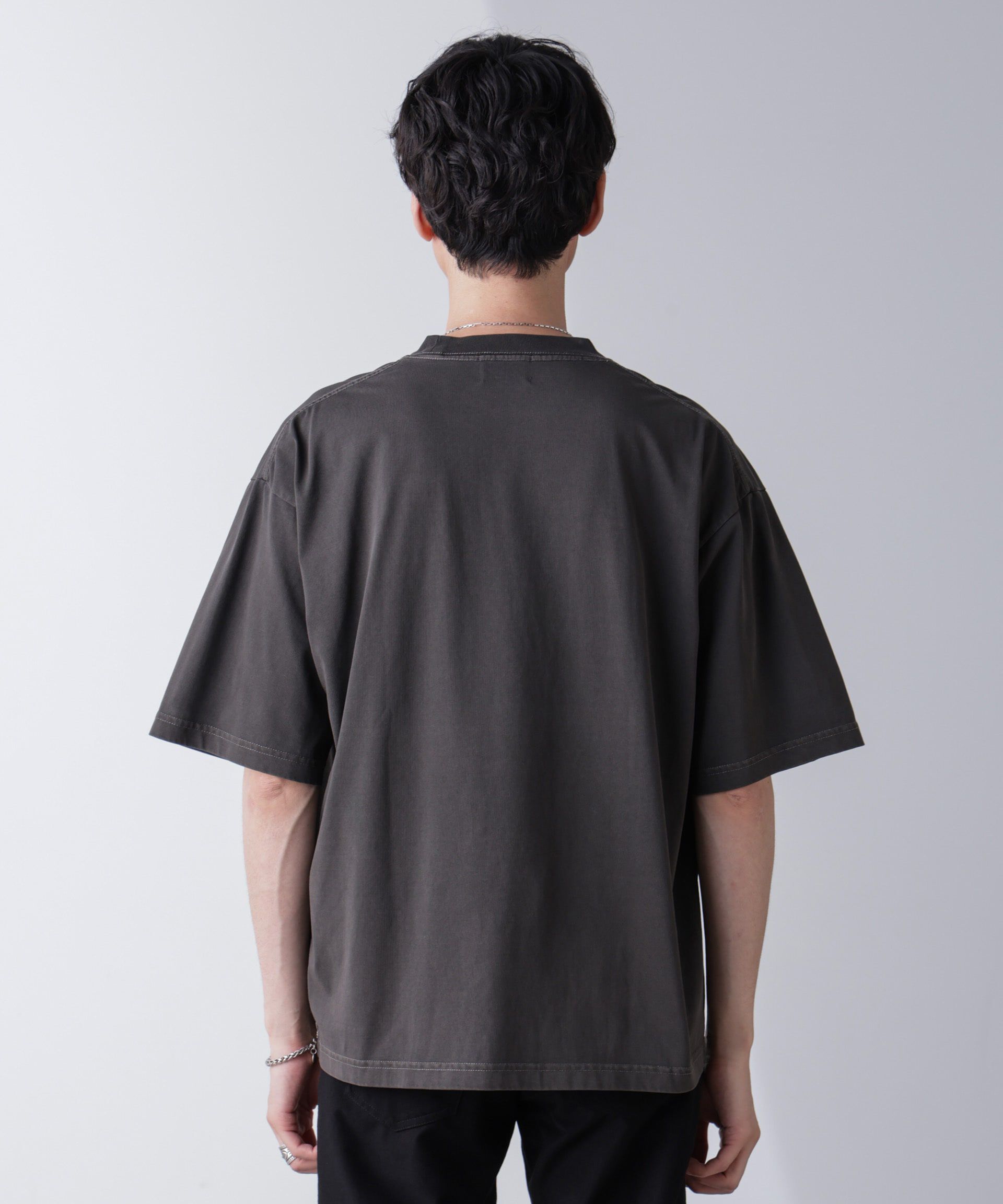 nano･universe「「PENNEYS」別注ピグメントTシャツ 半袖」|Tシャツ・カットソー|