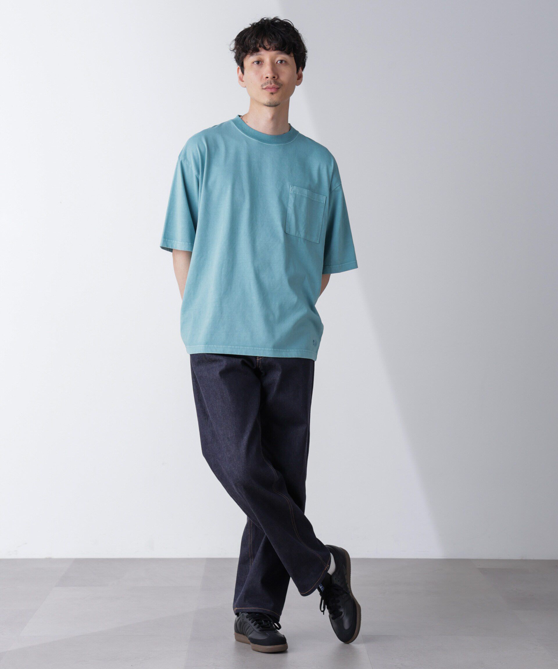 nano･universe「「PENNEYS」別注ピグメントTシャツ 半袖」|Tシャツ・カットソー|