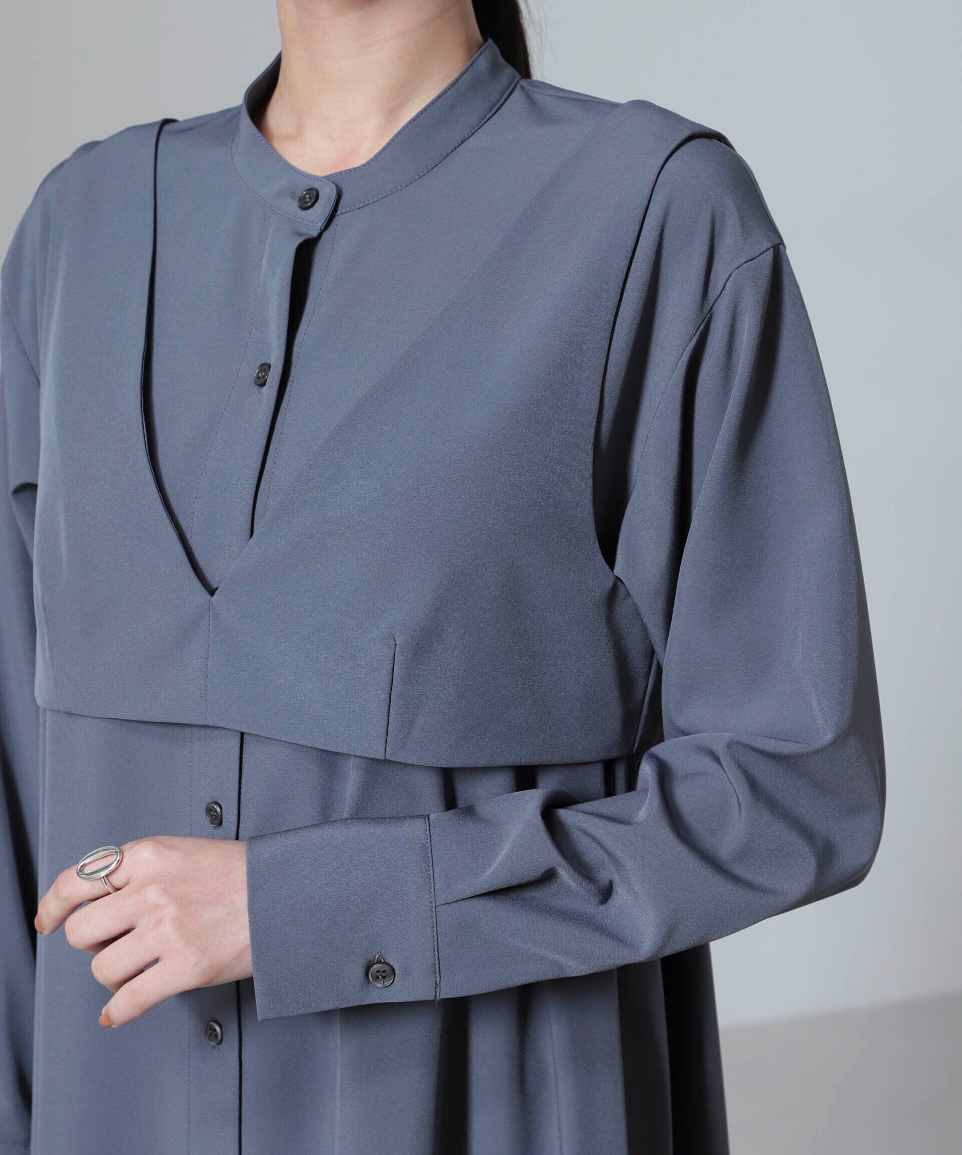 nano･universe「ビスチェセットシャツワンピース」|ワンピース|