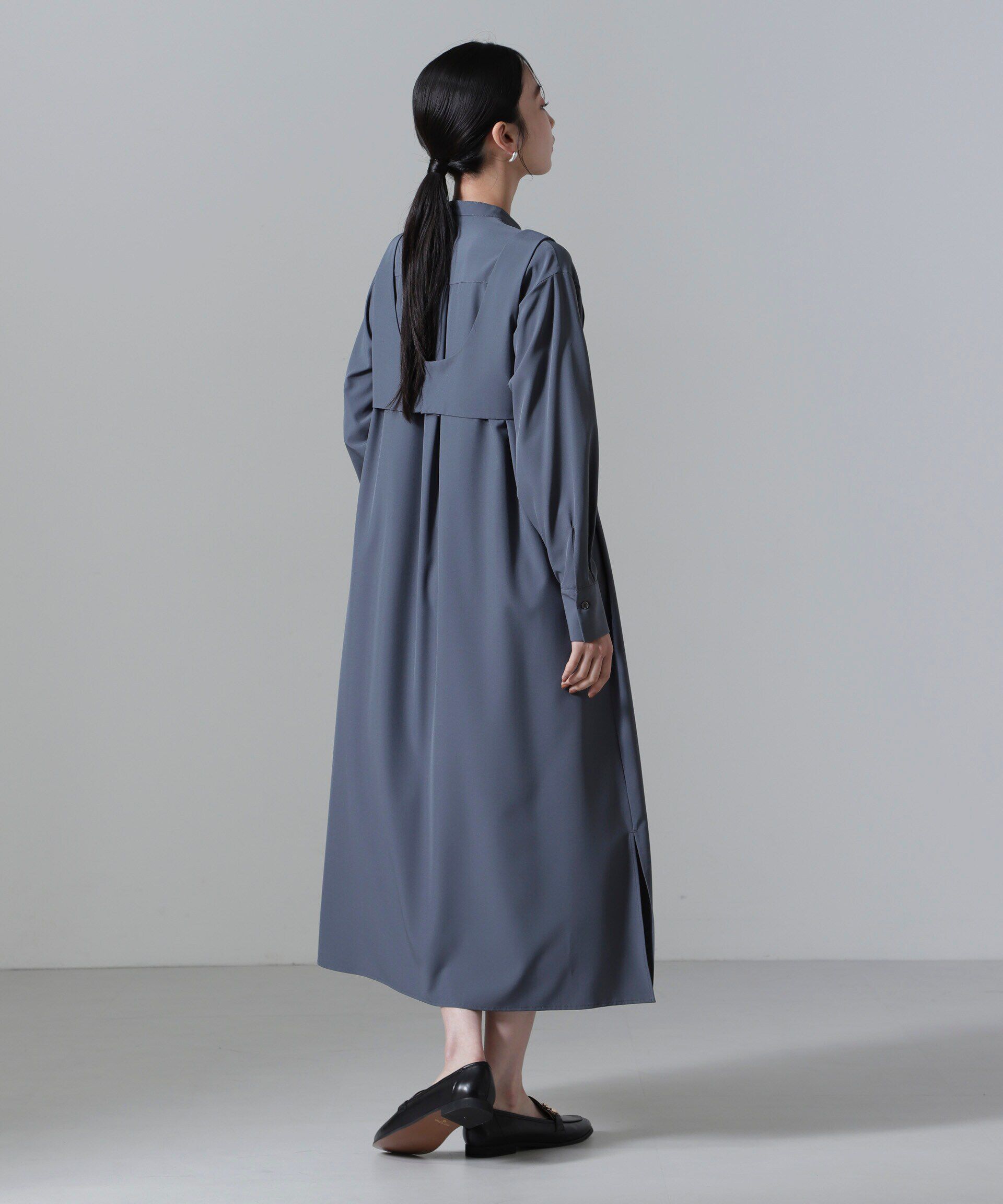 nano･universe「ビスチェセットシャツワンピース」|ワンピース|