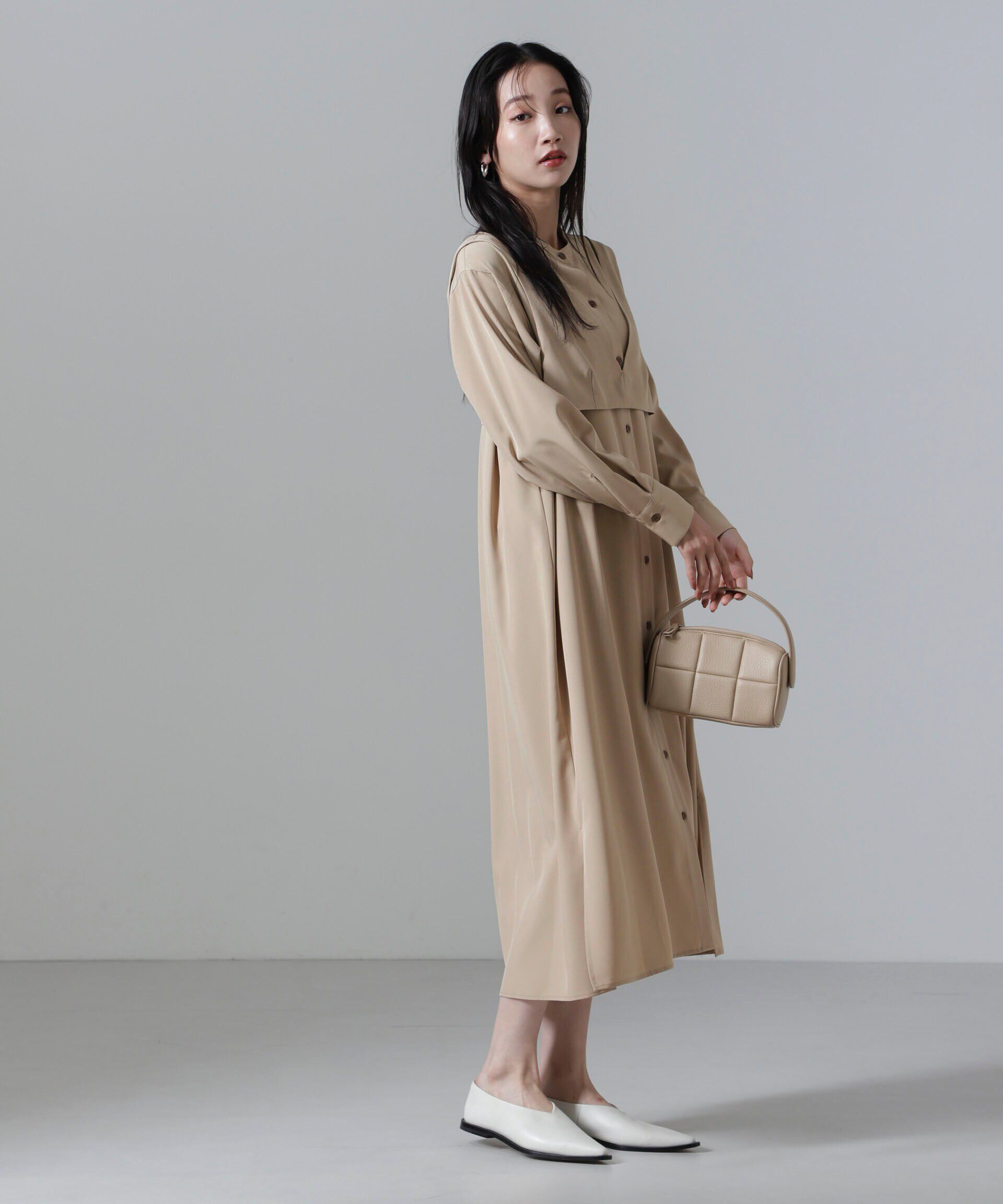 nano･universe「ビスチェセットシャツワンピース」|ワンピース|