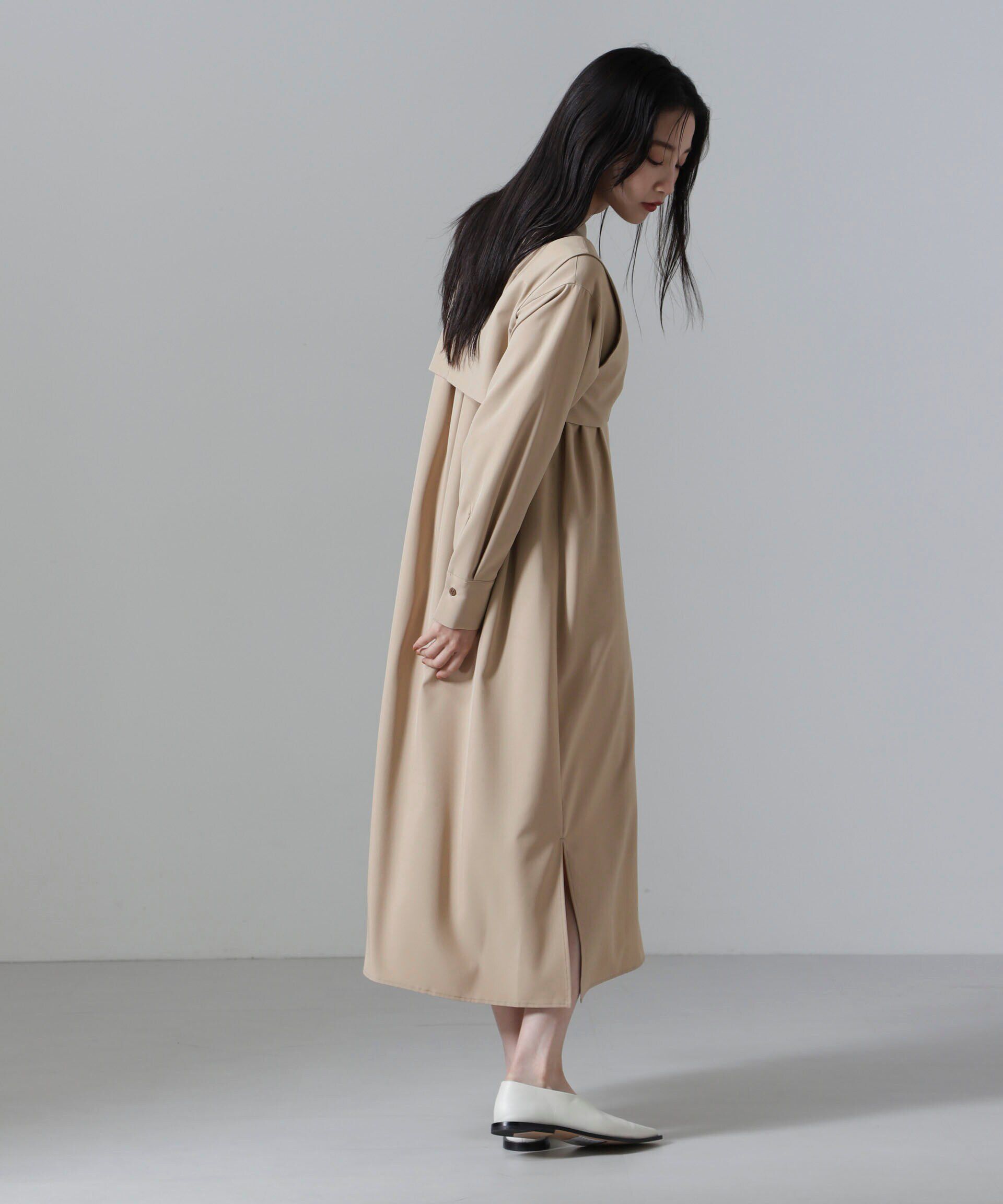 nano･universe「ビスチェセットシャツワンピース」|ワンピース|