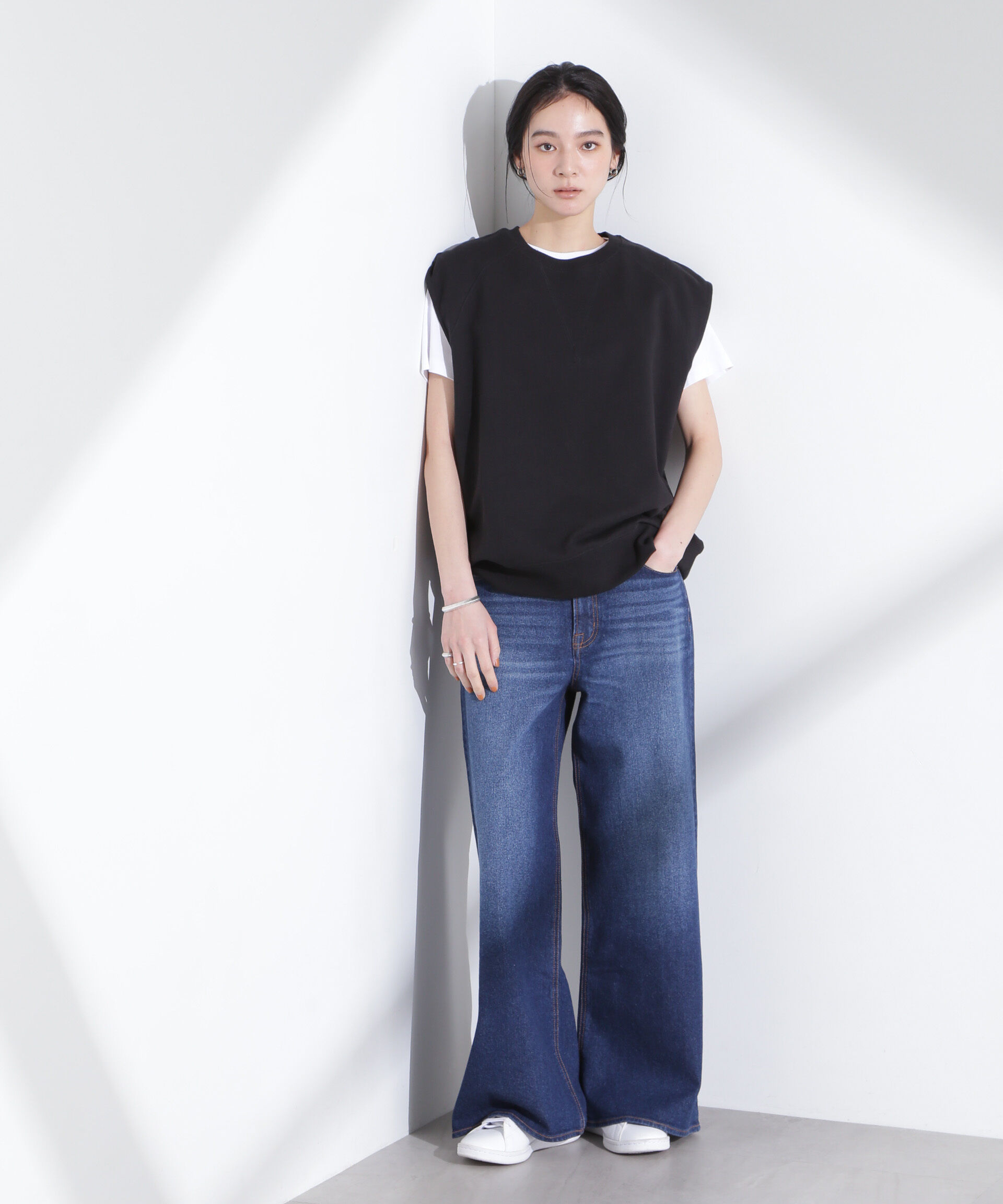 nano･universe「「MC」&rdquo;TIMELESS　WARDROBE&rdquo;ワイドフィットデニム」|チノ|