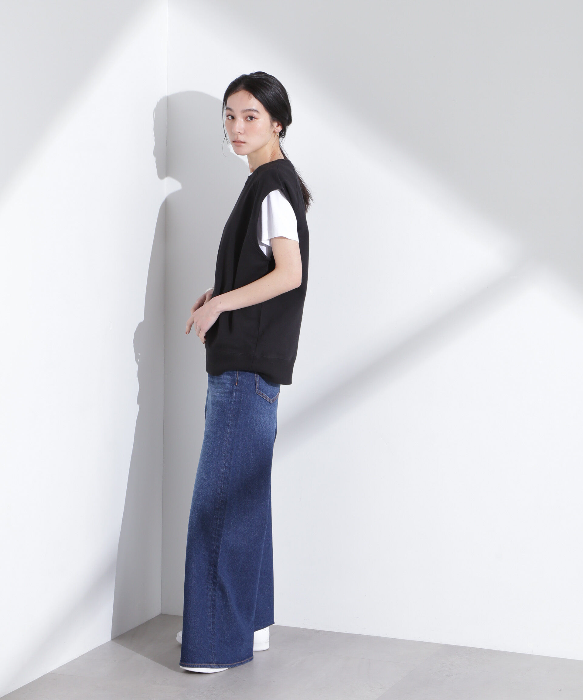 nano･universe「「MC」&rdquo;TIMELESS　WARDROBE&rdquo;ワイドフィットデニム」|チノ|