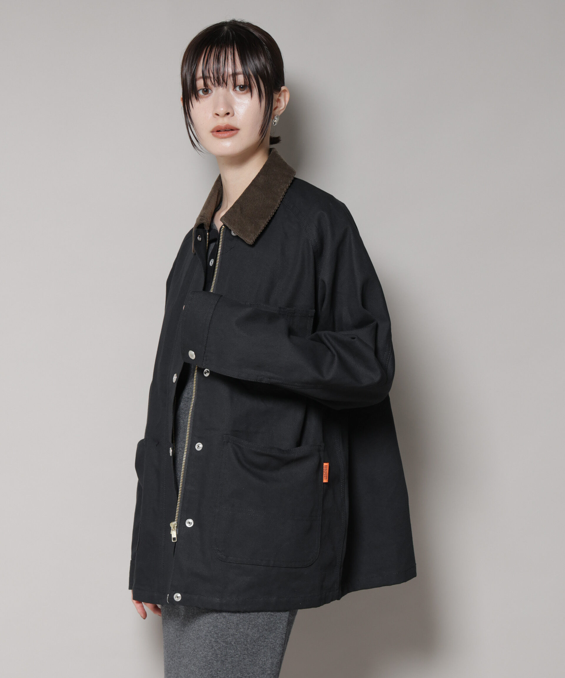 nano･universe「UNIVERSAL OVERALL/LINING OX COVERALL」|ブルゾン・スタジャン|