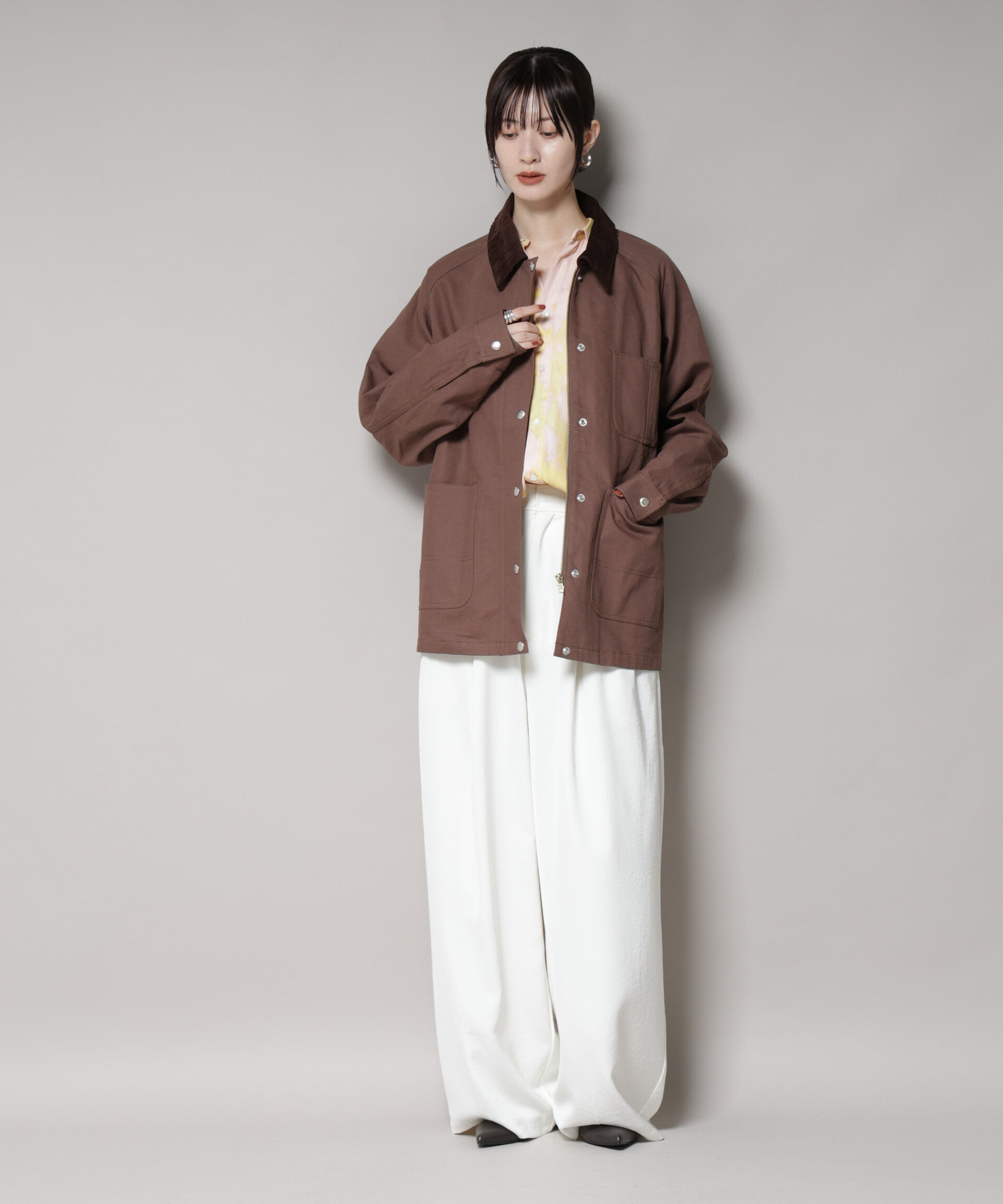 nano･universe「UNIVERSAL OVERALL/LINING OX COVERALL」|ブルゾン・スタジャン|