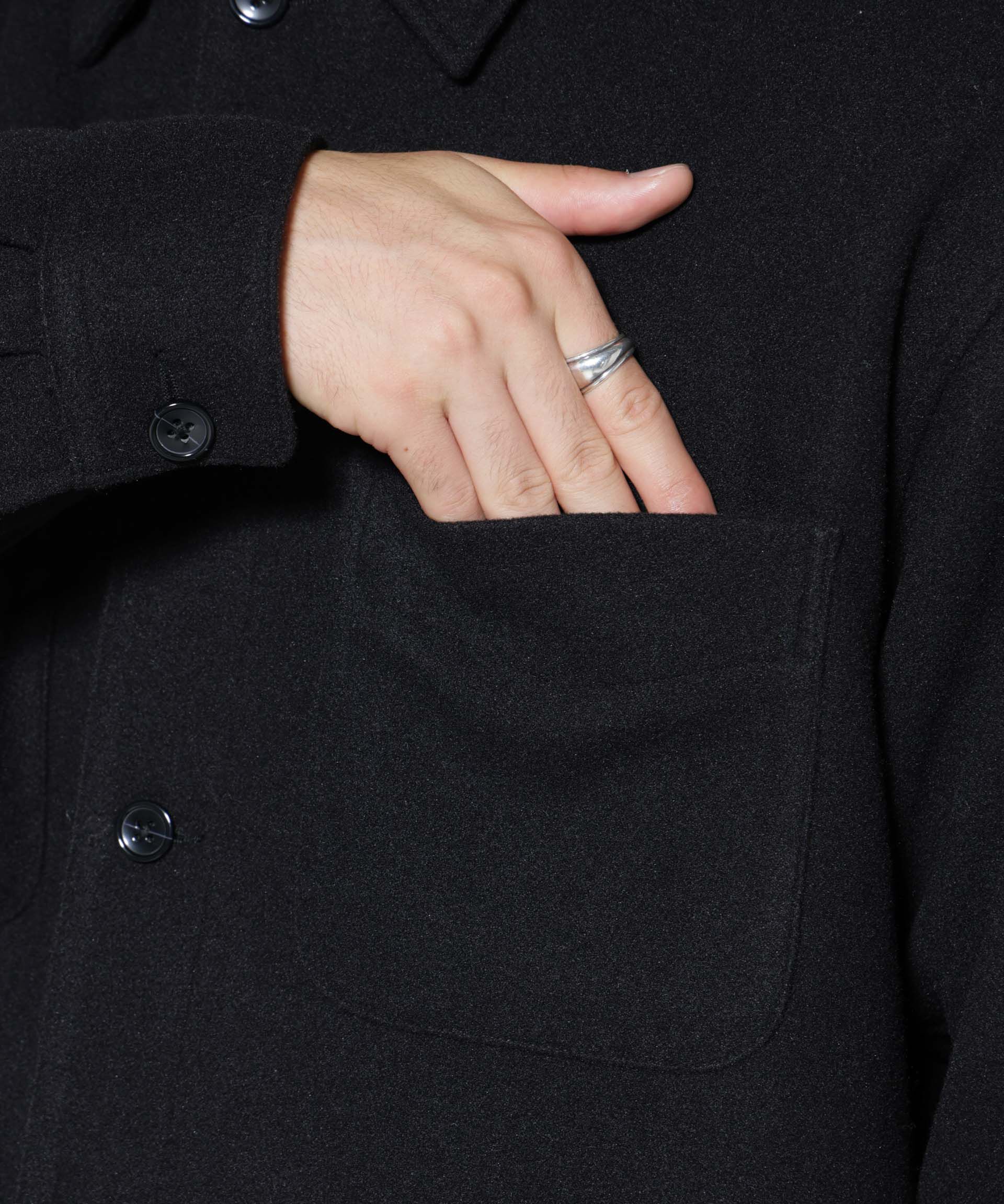 nano･universe「テックメルトンシャツブルゾン」|ブルゾン・スタジャン|