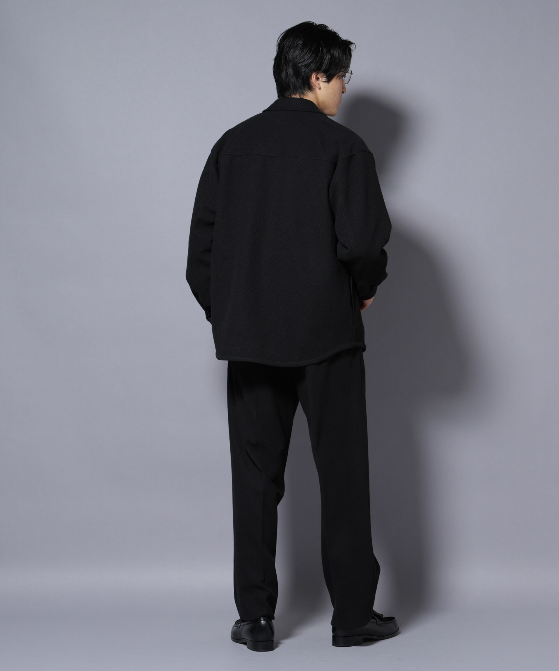 nano･universe「テックメルトンシャツブルゾン」|ブルゾン・スタジャン|