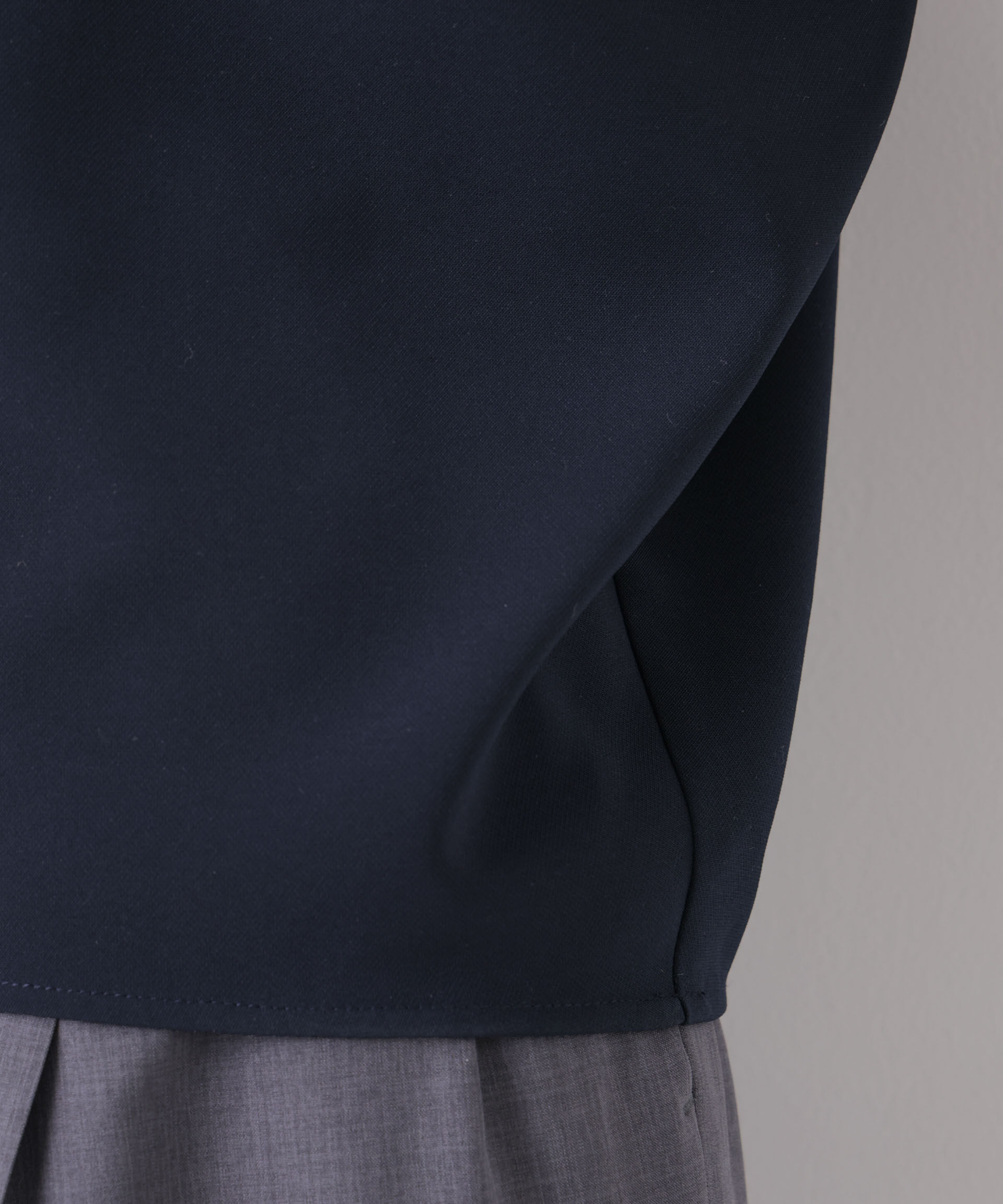 nano･universe「DressT/ボートネックタックコクーンブラウス」|シャツ・ブラウス|