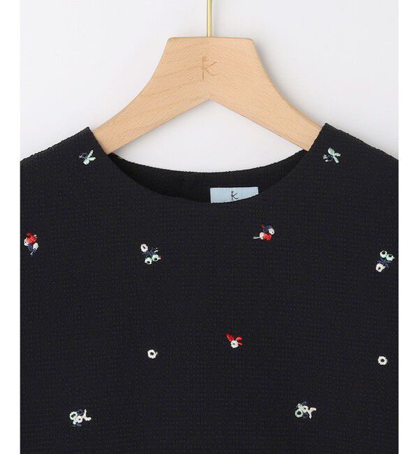 組曲「【WEB限定】ミニフラワーエンブロイダリー ブラウス」|シャツ・ブラウス|