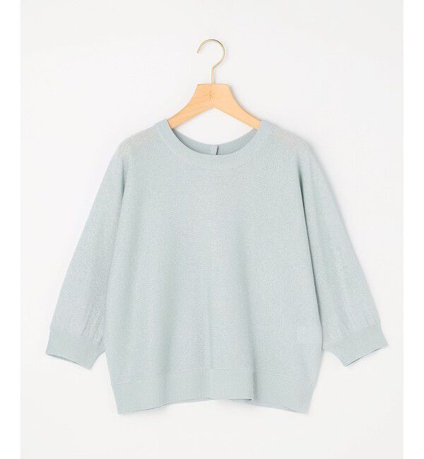 組曲「【前後着用可】ドルマンスリーブライトラメ ニット」|ニット・セーター|