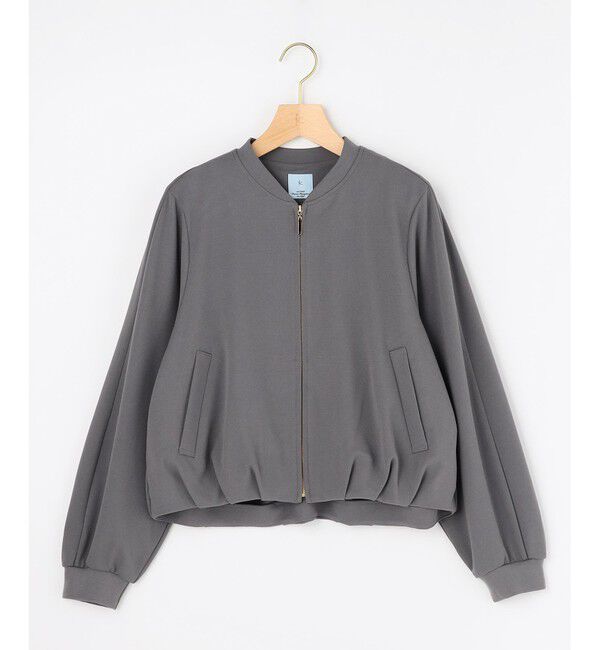 組曲「【WEB限定】ジョーゼットジャージー ブルゾン」|ブルゾン・スタジャン|