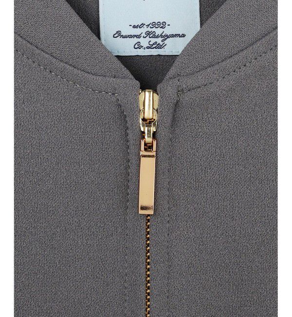 組曲「【WEB限定】ジョーゼットジャージー ブルゾン」|ブルゾン・スタジャン|