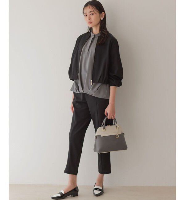 組曲「【WEB限定】ジョーゼットジャージー ブルゾン」|ブルゾン・スタジャン|