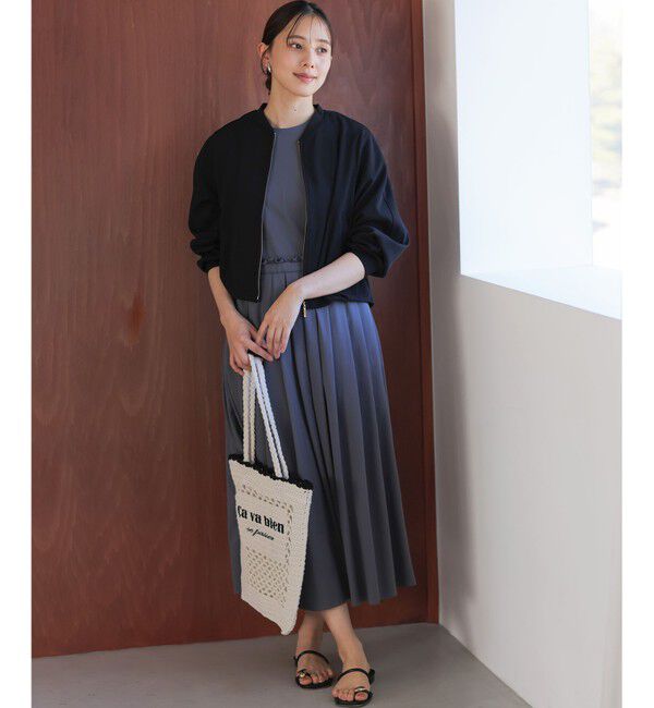 組曲「【WEB限定】ジョーゼットジャージー ブルゾン」|ブルゾン・スタジャン|