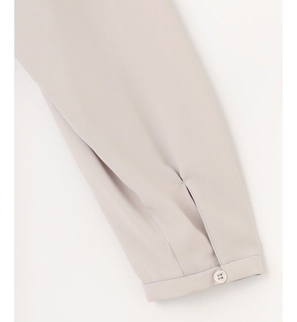 自由区「【ご好評につき追加生産・洗える】ライトサテン ワンピース」|ワンピース|