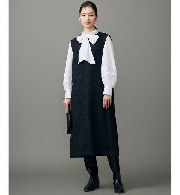 自由区「【カタログ掲載】ブライトリングツイード ジャンパースカート」|ジャンパースカート|