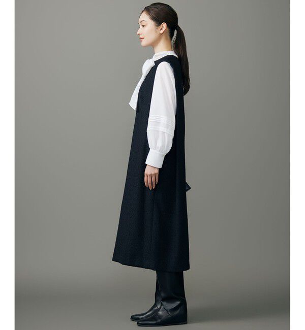 自由区「【カタログ掲載】ブライトリングツイード ジャンパースカート」|ジャンパースカート|