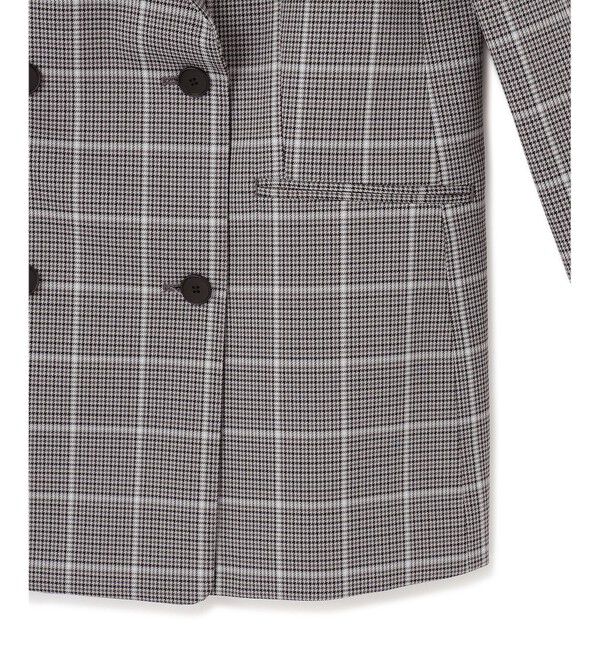 23区「【洗える】ガンクラブプレイドチェック ジャケット」|テーラードジャケット|