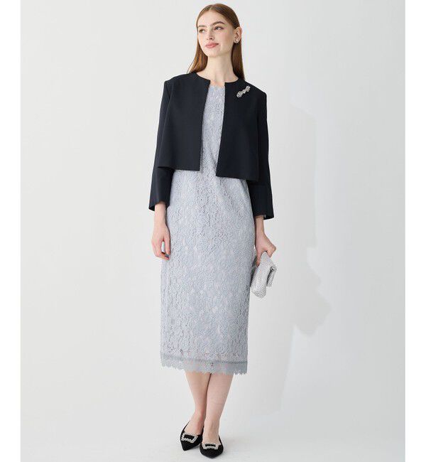 23区「【APPLAUDIR】モールフラワーレース ドレス」|ドレス|