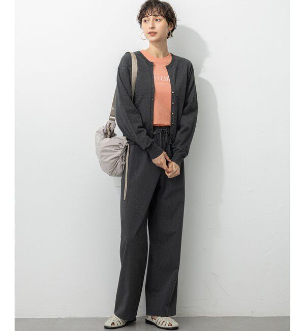 23区「【洗える/吊り干しOK】ヴィスコースストレッチ Vネック ニットカーディガン」|カーディガン|