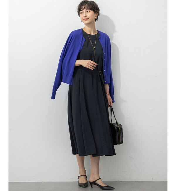 23区「【洗える/吊り干しOK】ヴィスコースストレッチ Vネック ニットカーディガン」|カーディガン|