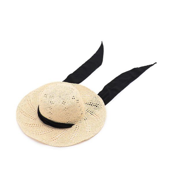 23区「ペーパーリボン ハット」|キャップ・キャスケット|