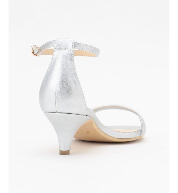 any SiS「【WEB・一部店舗限定】ラインベルトヒール サンダル」|サンダル|