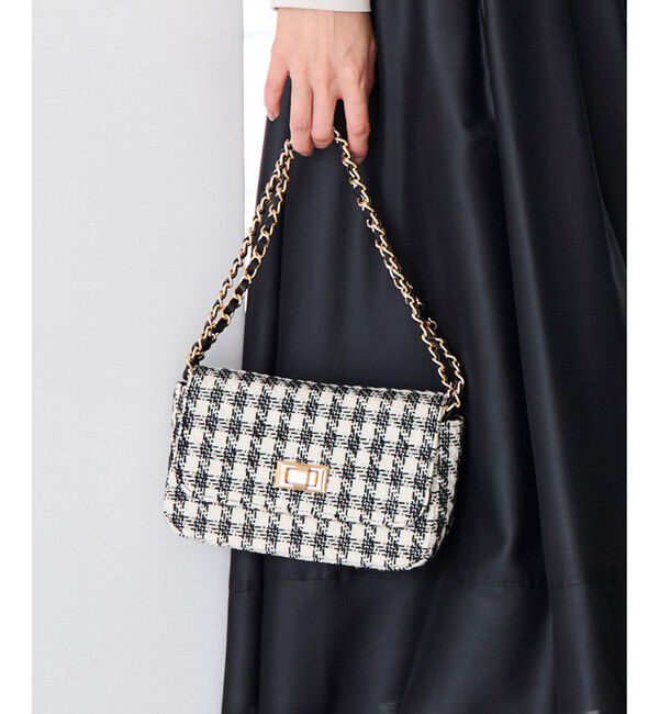 any SiS「ツイードチェーン バッグ」|ショルダー・メッセンジャー|ﾓﾉﾄｰﾝ千