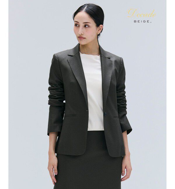 BEIGE,「【セットアップ対応】CORBY / ウールテーラードジャケット」|テーラードジャケット|Khaki