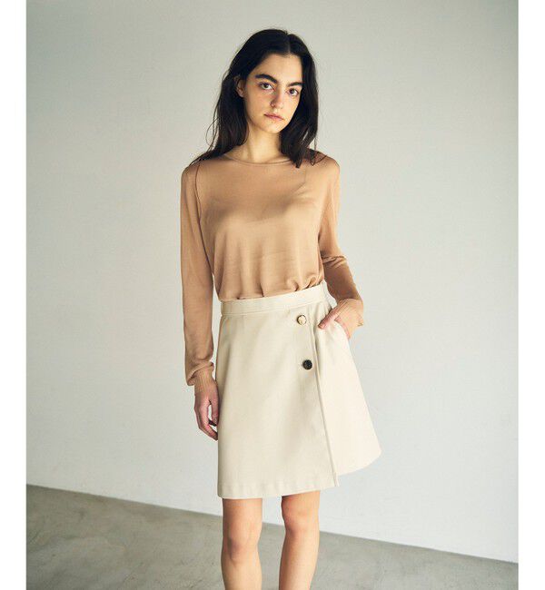 GRACE CONTINENTAL「フェイクレザーミニスカート」|スカート|