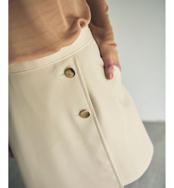 GRACE CONTINENTAL「フェイクレザーミニスカート」|スカート|