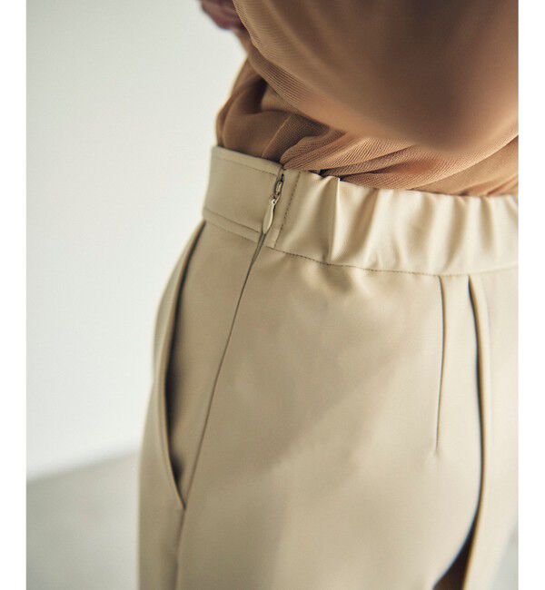 GRACE CONTINENTAL「フェイクレザーミニスカート」|スカート|