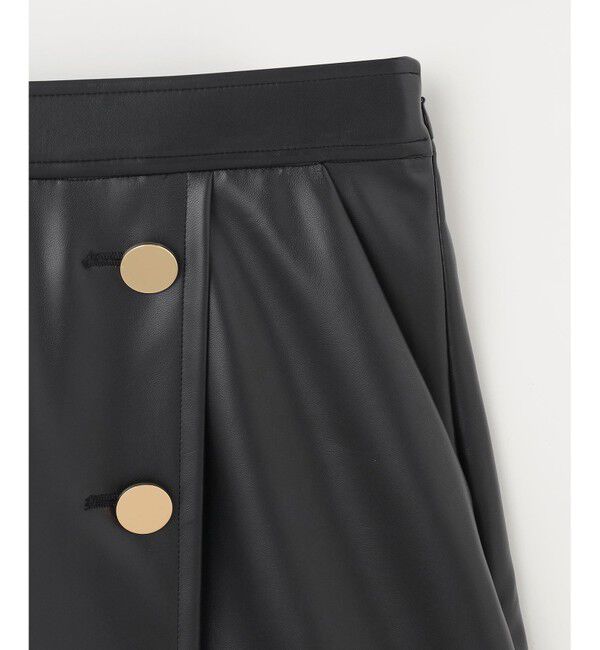 GRACE CONTINENTAL「フェイクレザーミニスカート」|スカート|