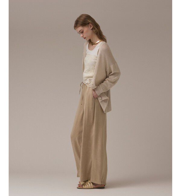 GRACE CONTINENTAL「ラメルーズニットカーディガン」|カーディガン|