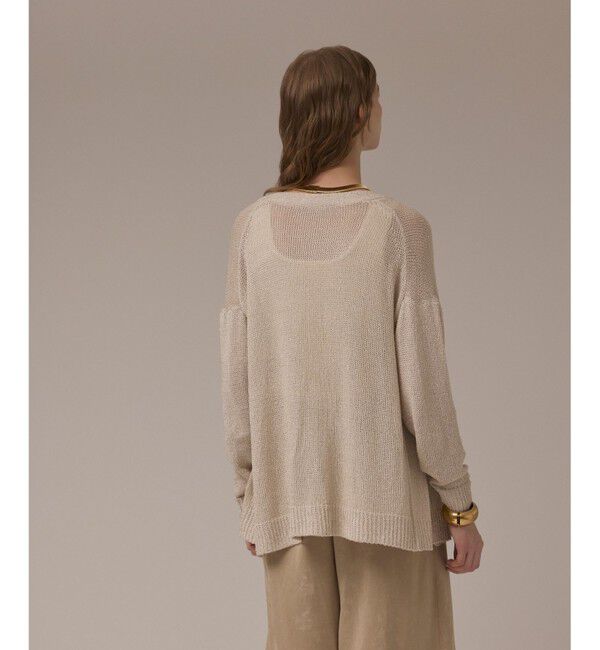 GRACE CONTINENTAL「ラメルーズニットカーディガン」|カーディガン|